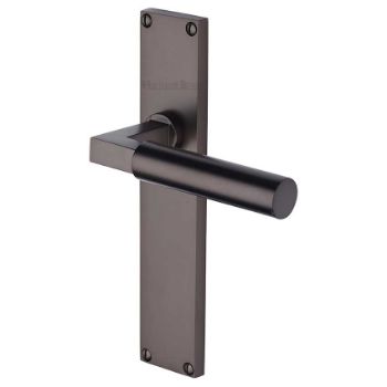 Picture of Bauhaus Latch Door Handles In Matt Bronze Finish - VT6310-MB Picture of Bauhaus Latch Door Handles In Matt Bronze Finish - VT6310-MB