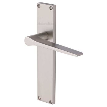 Picture of Gio Latch Door Handles In Satin Nickel Finish - VT8110-SN Picture of Gio Latch Door Handles In Satin Nickel Finish - VT8110-SN