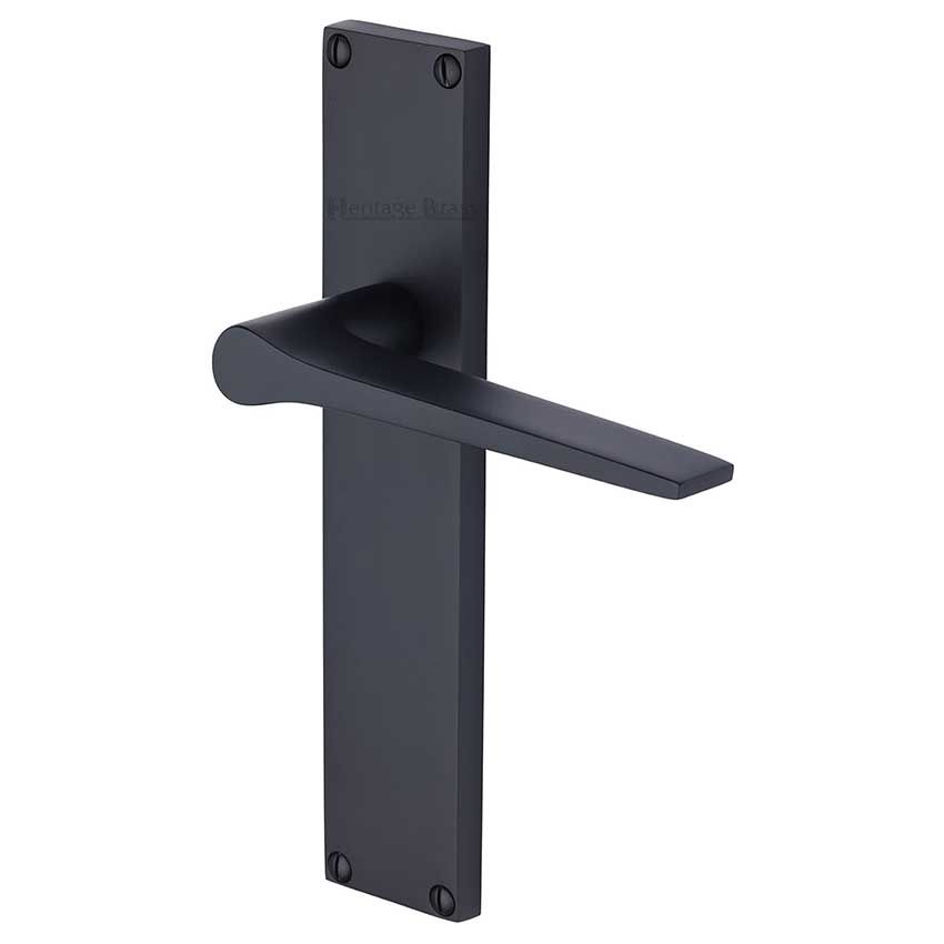 Picture of Gio Door Handles In  Matt Black Finish - VT8110-BKMT