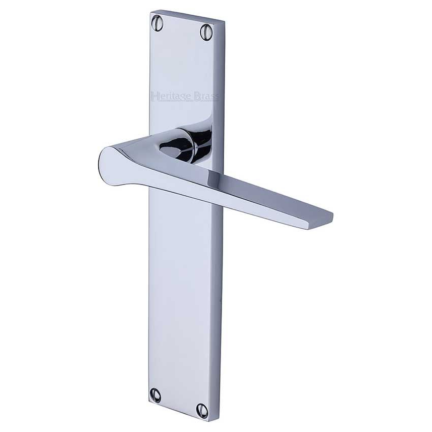 Picture of Gio Door Handles In  Polished Chrome Finish - VT8110-PC