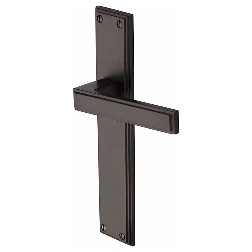 Picture of Atlantis Latch Door Handles In Matt Bronze Finish - ATL6710-MB-GP