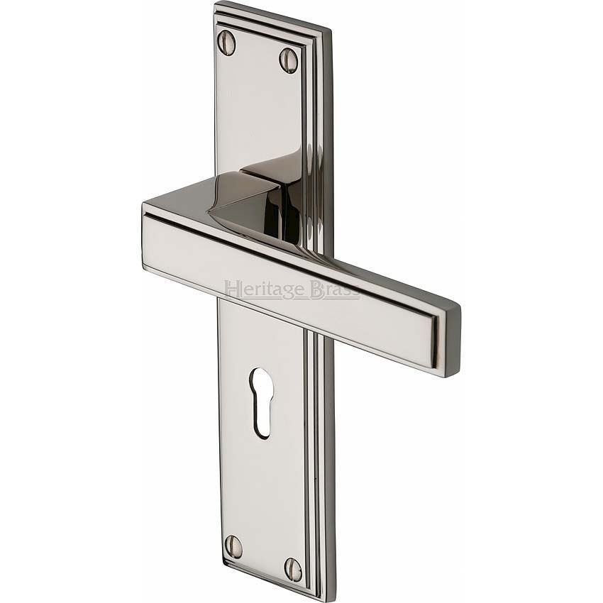 Picture of Atlantis Lock Door Handle - ATL5700-PNF-EXT