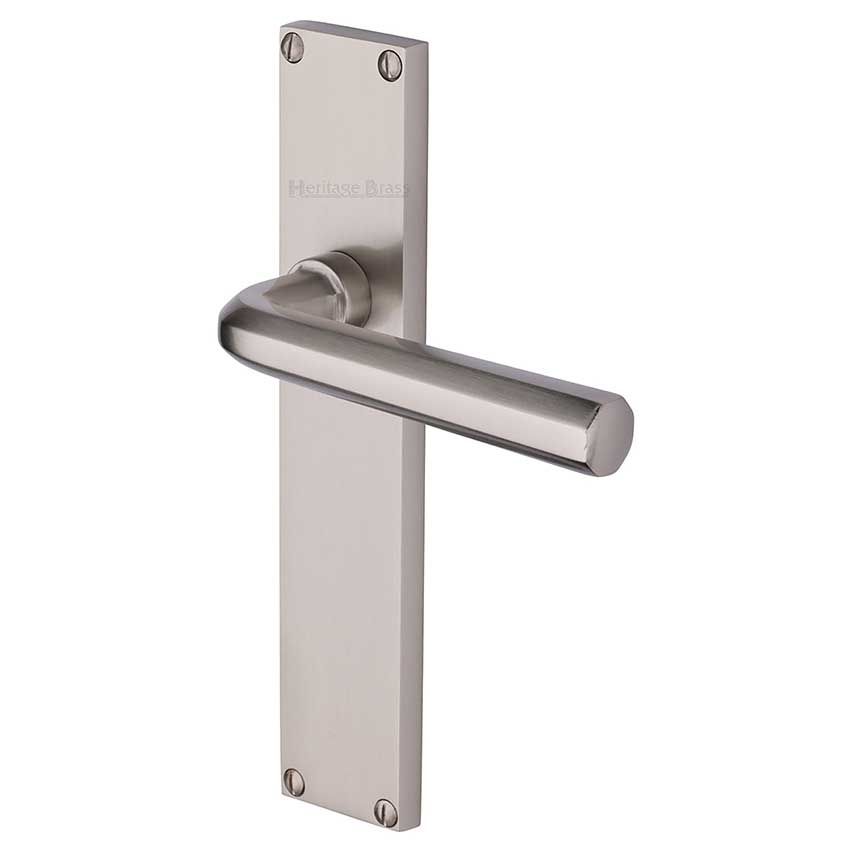 Picture of Octave Door Handles In Satin Nickel Finish - VT5910-SN-GP