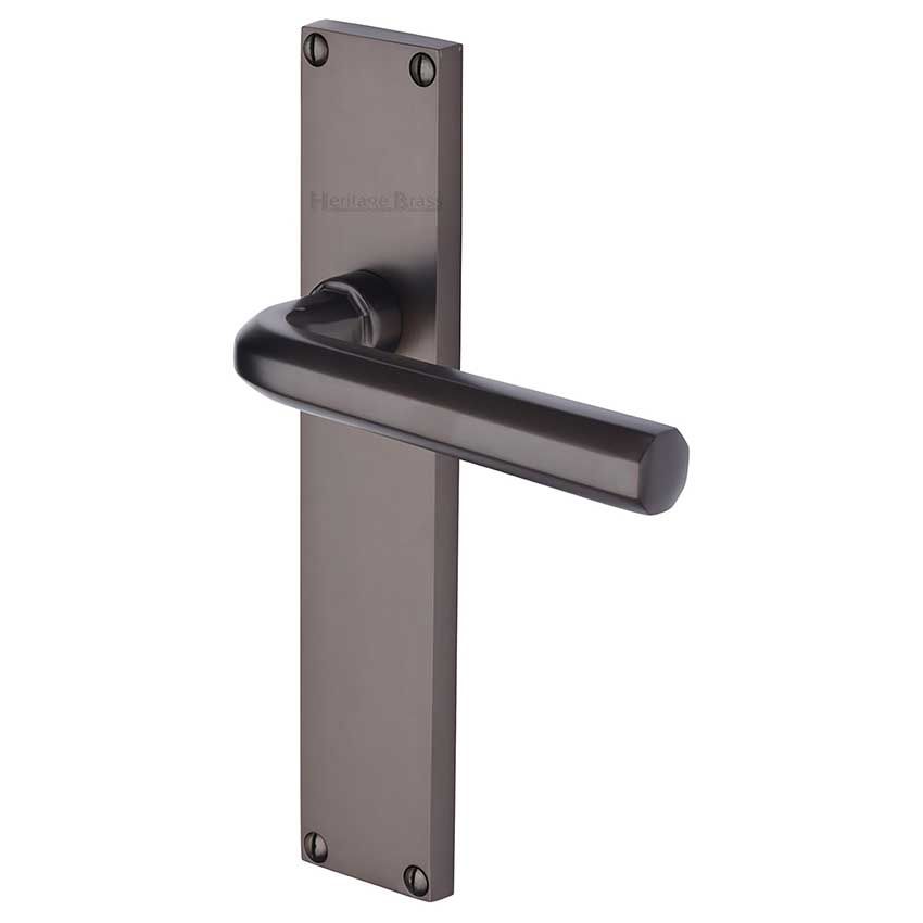 Picture of Octave Door Handles In Matt Bronze Finish - VT5910-MB-GP