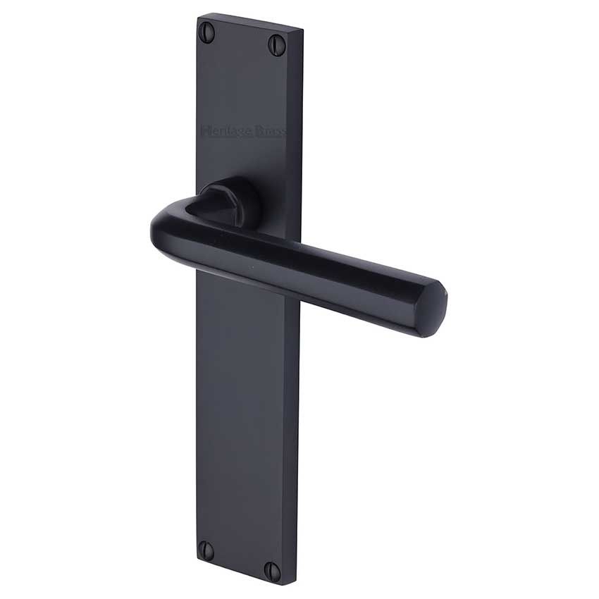 Picture of Octave Black Door Handles Finish - Vt5910-Bkmt-Gp