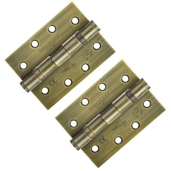 Picture of 4" (102mm) Grade 11 Florentine Bronze Ball Bearing Hinges - ZHS43FB