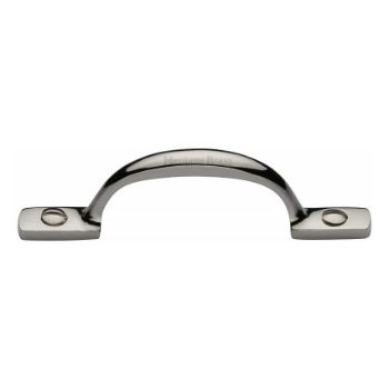 Period Pull Handle in Polished Nickel Finish - 102mm - V1090-PNF