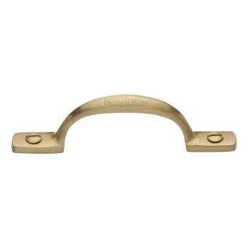 Period Pull Handle in Satin Brass Finish - V1090-102-SB