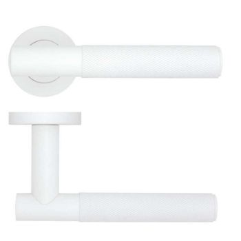 Picture of Rosso Tecnica Orta Door Handle in Powder Coated White Finish - RT060PCW