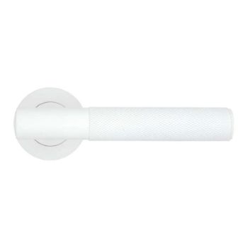 Picture of Rosso Tecnica Orta Door Handle in Powder Coated White Finish - RT060PCW