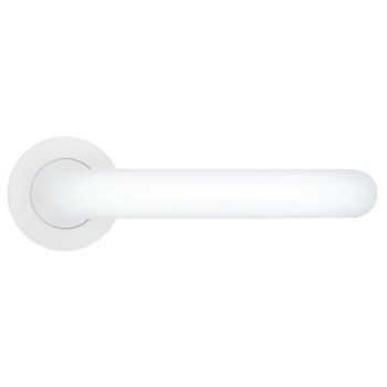 Picture of Rosso Tecnica Maggiore Door Handle in Powder Coated White Finish - RT030PCW