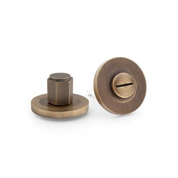 Alexander and Wilks Hexagon Thumbturn and Release -AW794IB Picture of Alexander and Wilks Hexagon Thumbturn and Release -AW794IB