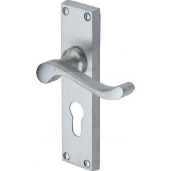 Picture of Bedford Euro Lock Door Handle - V807.48-SC Picture of Bedford Euro Lock Door Handle - V807.48-SC