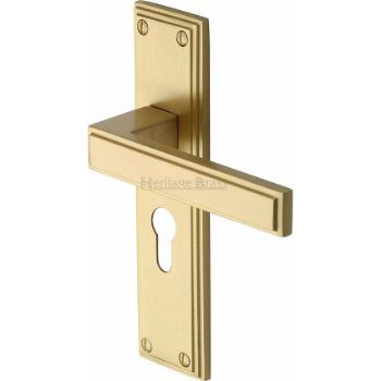 Picture of Atlantis Euro Cylinder Lock Handle - ATL5748-SB Picture of Atlantis Euro Cylinder Lock Handle - ATL5748-SB