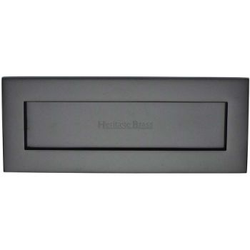 254mm x 102mm Sprung Flap Letterplate In Matt Black - V850 254.101-BKMT Picture of 254mm x 102mm Sprung Flap Letterplate In Matt Black - V850 254.101-BKMT