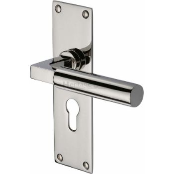Bauhaus Low Profile Euro Cylinder Lock Handle - BAU7348-PN Picture of Bauhaus Low Profile Euro Cylinder Lock Handle - BAU7348-PN