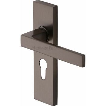 Bauhaus Euro Cylinder Lock Handle - DEL6048-MB Picture of Bauhaus Euro Cylinder Lock Handle - DEL6048-MB
