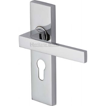 Picture of Bauhaus Euro Cylinder Lock Handle - DEL6048-PC Picture of Bauhaus Euro Cylinder Lock Handle - DEL6048-PC
