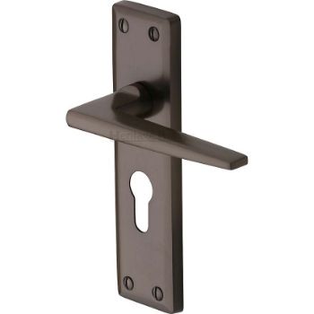 Kendal Euro Cylinder Lock Handle - KEN6848-MB Picture of Kendal Euro Cylinder Lock Handle - KEN6848-MB