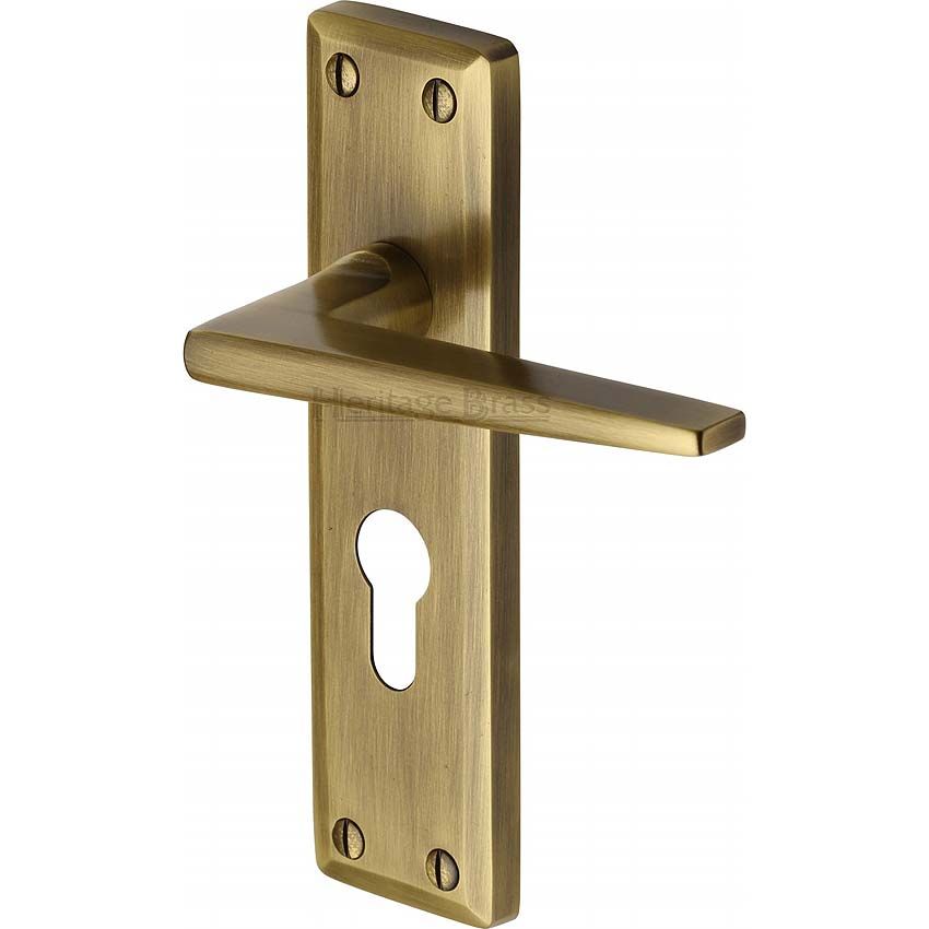 Picture of Kendal Euro Cylinder Lock Handle - KEN6848-AT