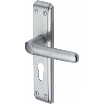Picture of Deco Euro Cylinder Lock Handle - DEC3048-SC Picture of Deco Euro Cylinder Lock Handle - DEC3048-SC