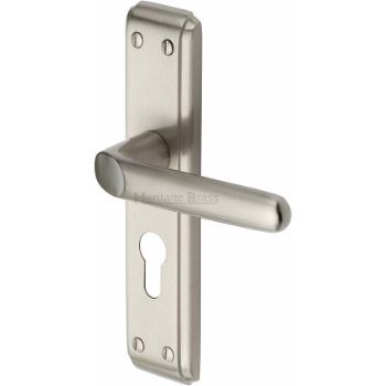 Deco Euro Cylinder Lock Handle - DEC3048-SN Picture of Deco Euro Cylinder Lock Handle - DEC3048-SN