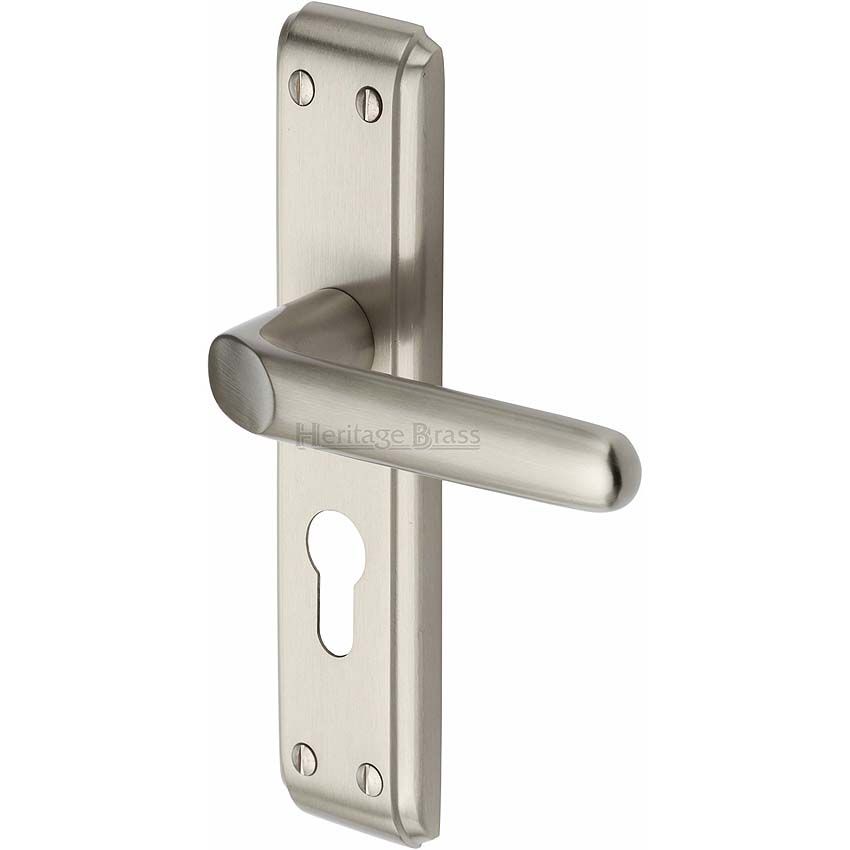 Picture of Deco Euro Cylinder Lock Handle - DEC3048-SN