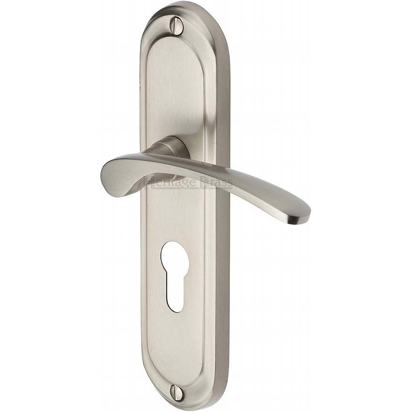 Picture of Ambassador Euro Cylinder Lock Handle - AMB6248-SN