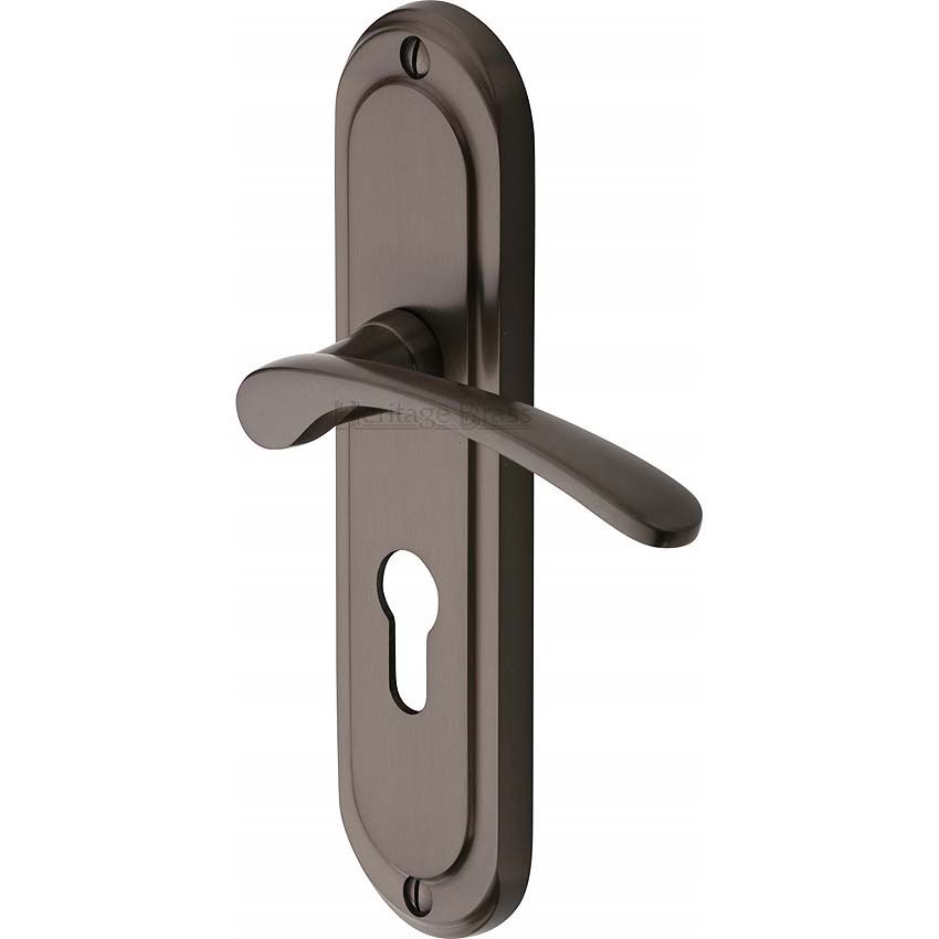 Picture of Ambassador Euro Cylinder Lock Handle - AMB6248-MB