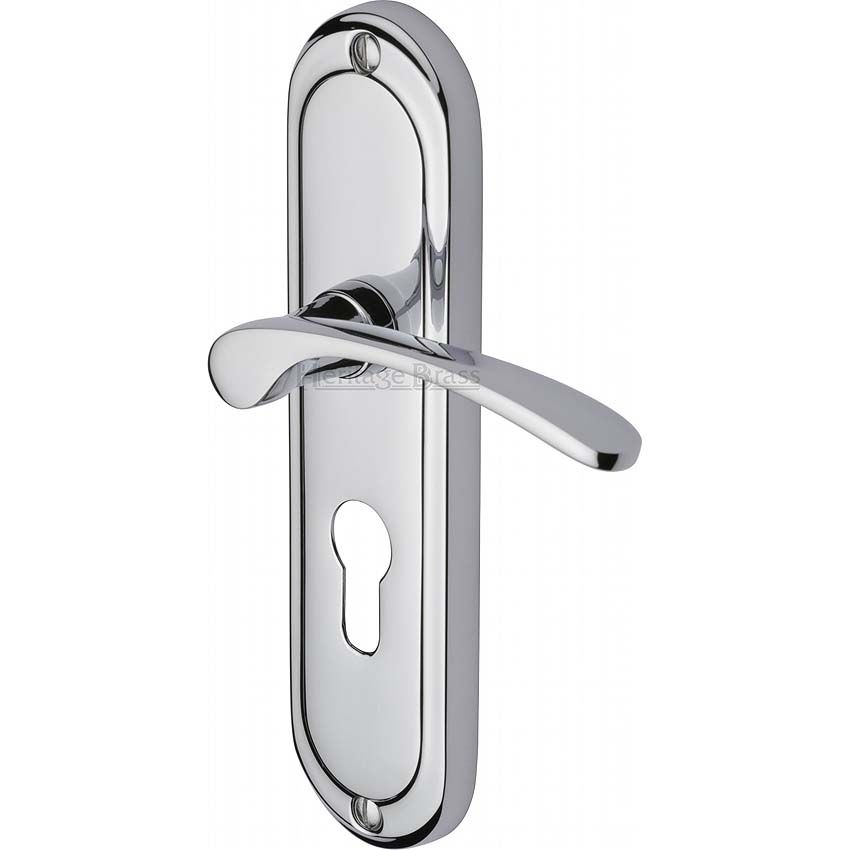 Picture of Ambassador Euro Cylinder Lock Handle - AMB6248-PC