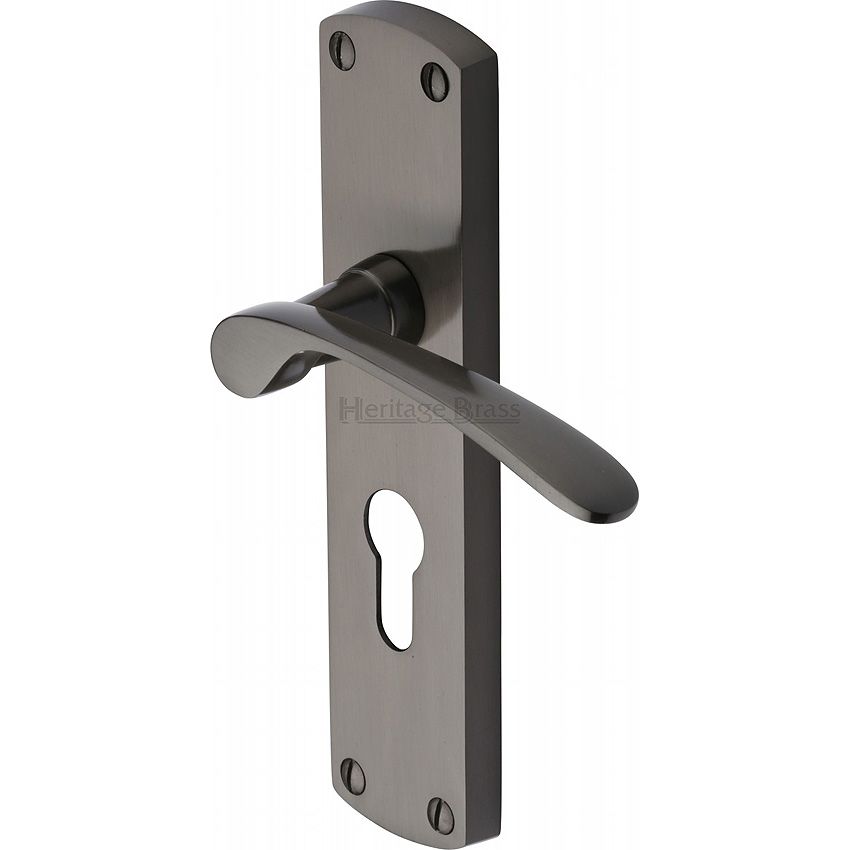 Picture of Diplomat Euro Cylinder Lock Handle - DIP7848-MB