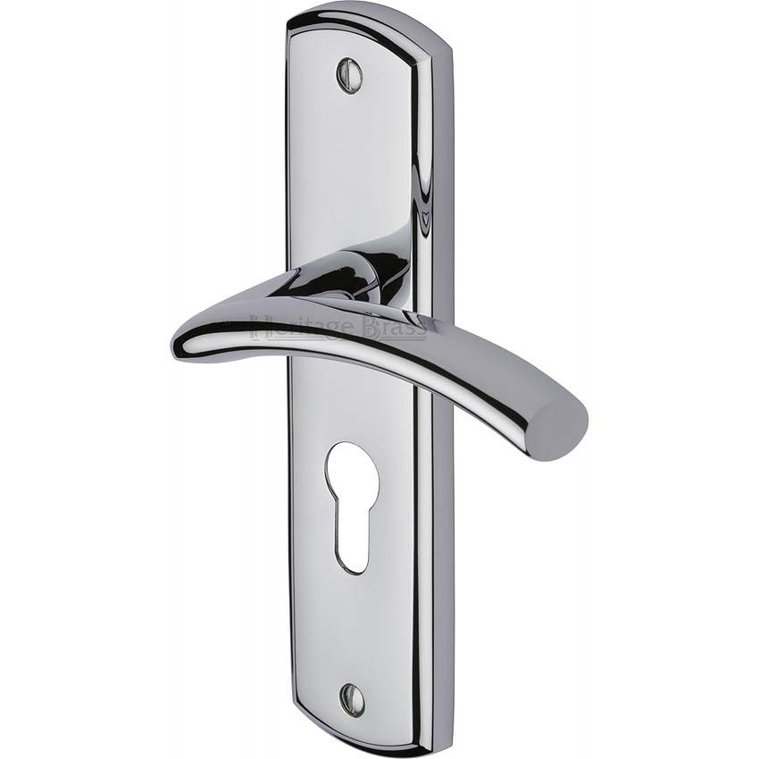 Picture of Centaur Euro Cylinder Lock Handle - CEN1048-PC