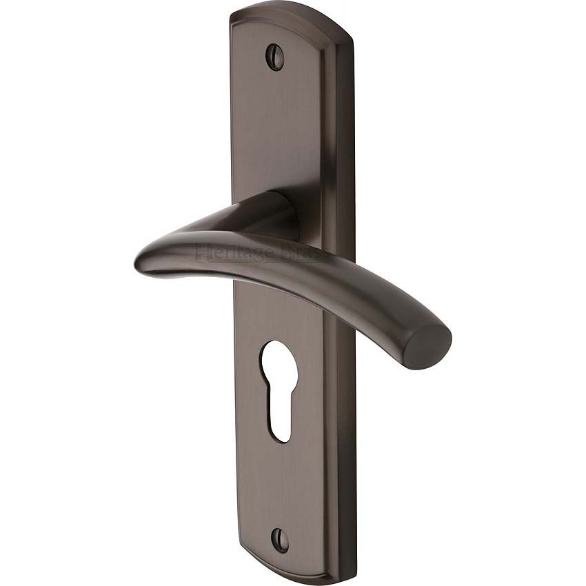 Picture of Centaur Euro Cylinder Lock Handle - CEN1048-MB
