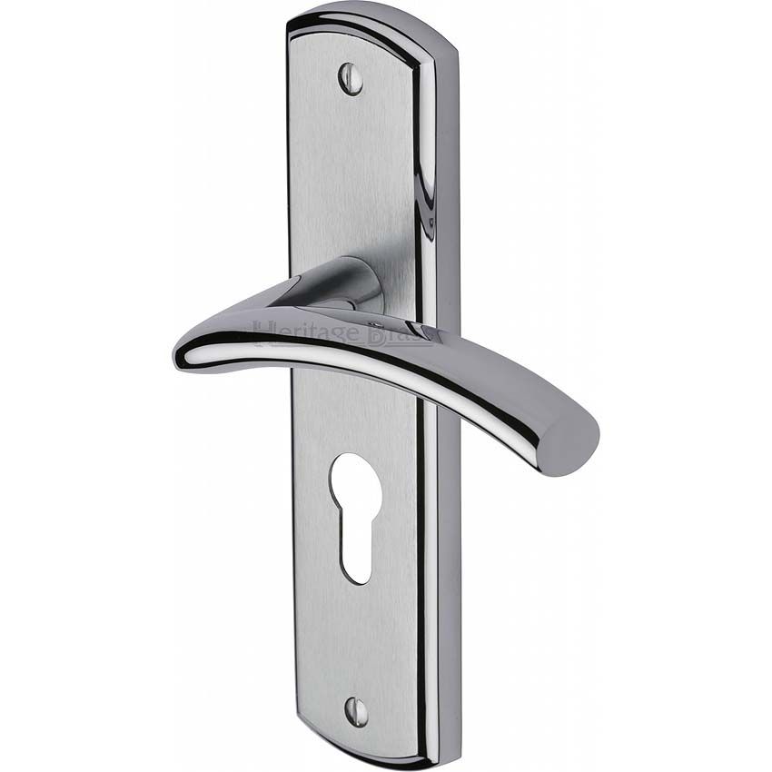 Picture of Centaur Euro Cylinder Lock Handle - CEN1048-AP