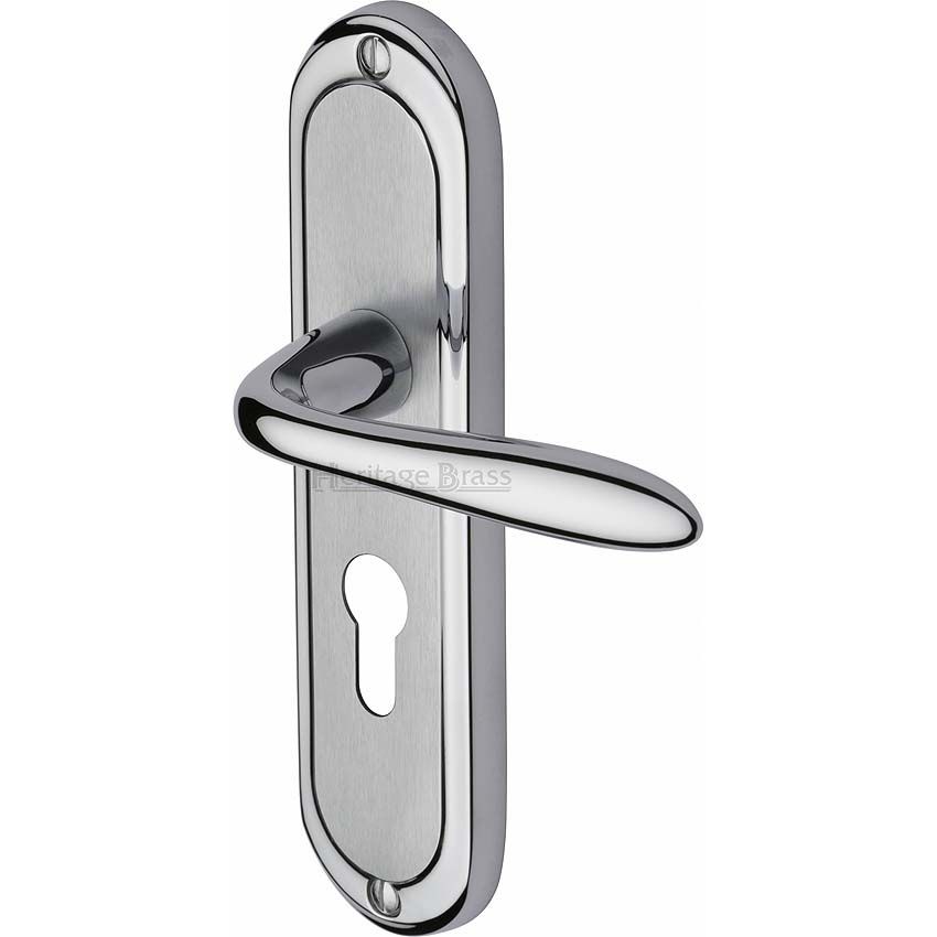 Picture of Henley Euro Cylinder Lock Handle - HEN1248-AP
