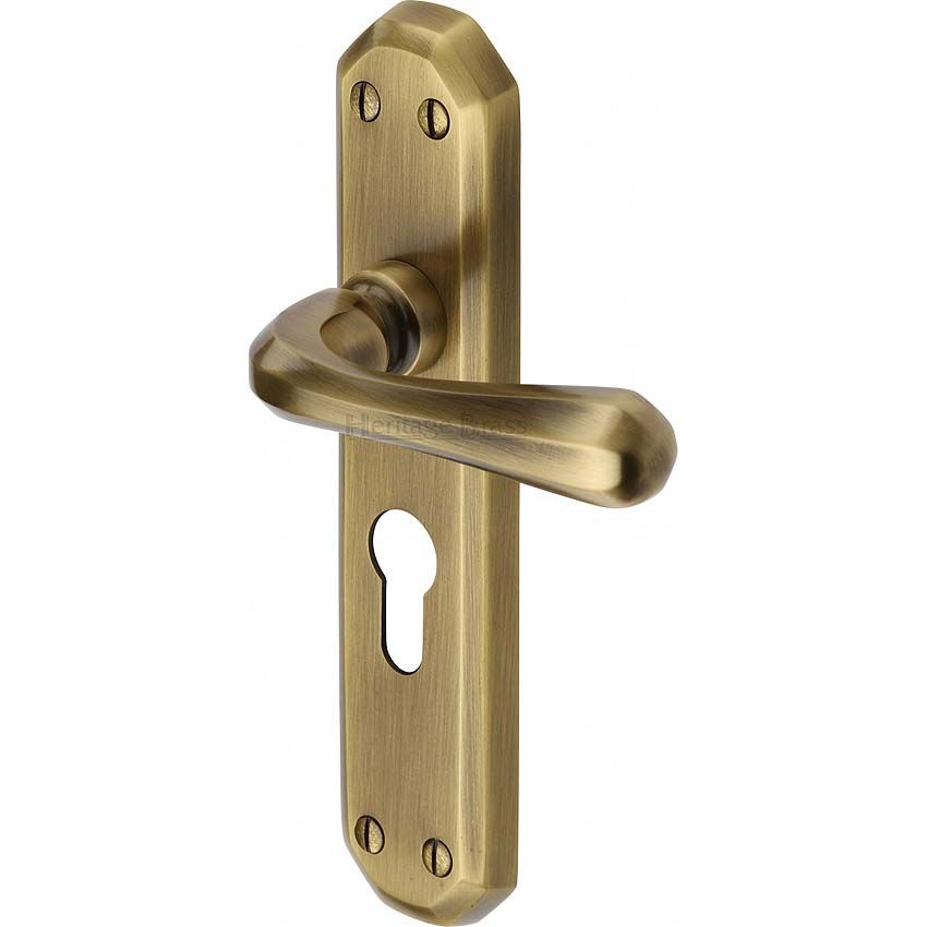 Picture of Charlbury Euro Cylinder Door Handle - V7066-AT