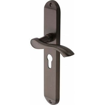 Picture of Algarve Long Euro Cylinder Door Handle - MM7248-MB Picture of Algarve Long Euro Cylinder Door Handle - MM7248-MB