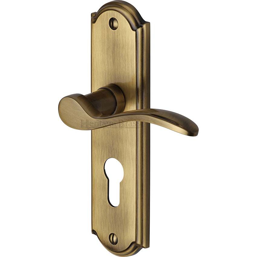 Picture of Howard Euro Cylinder Door Handle - HOW1348-AT