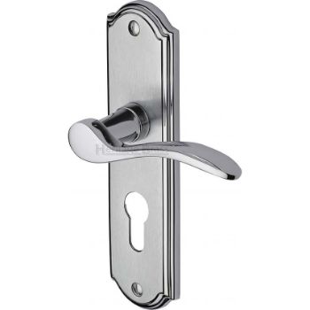 Howard Euro Cylinder Door Handle - HOW1348-AP Picture of Howard Euro Cylinder Door Handle - HOW1348-AP