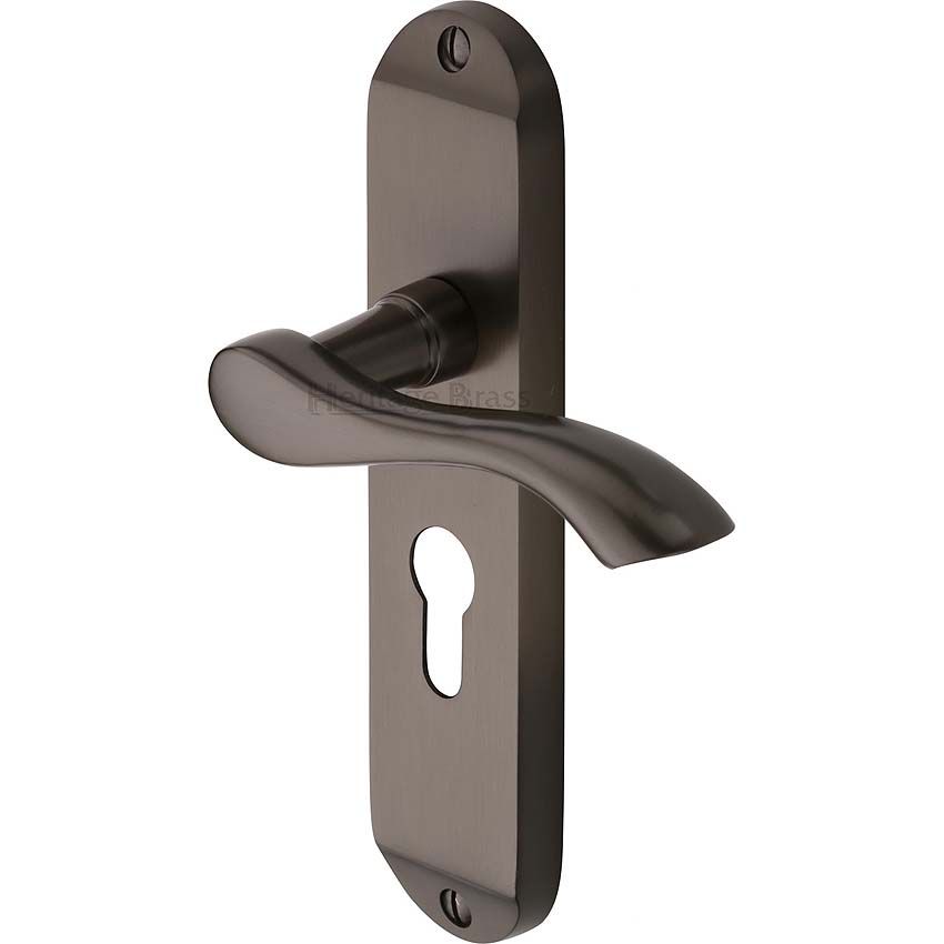 Picture of Algarve Euro Cylinder Door Handle - MM925-MB