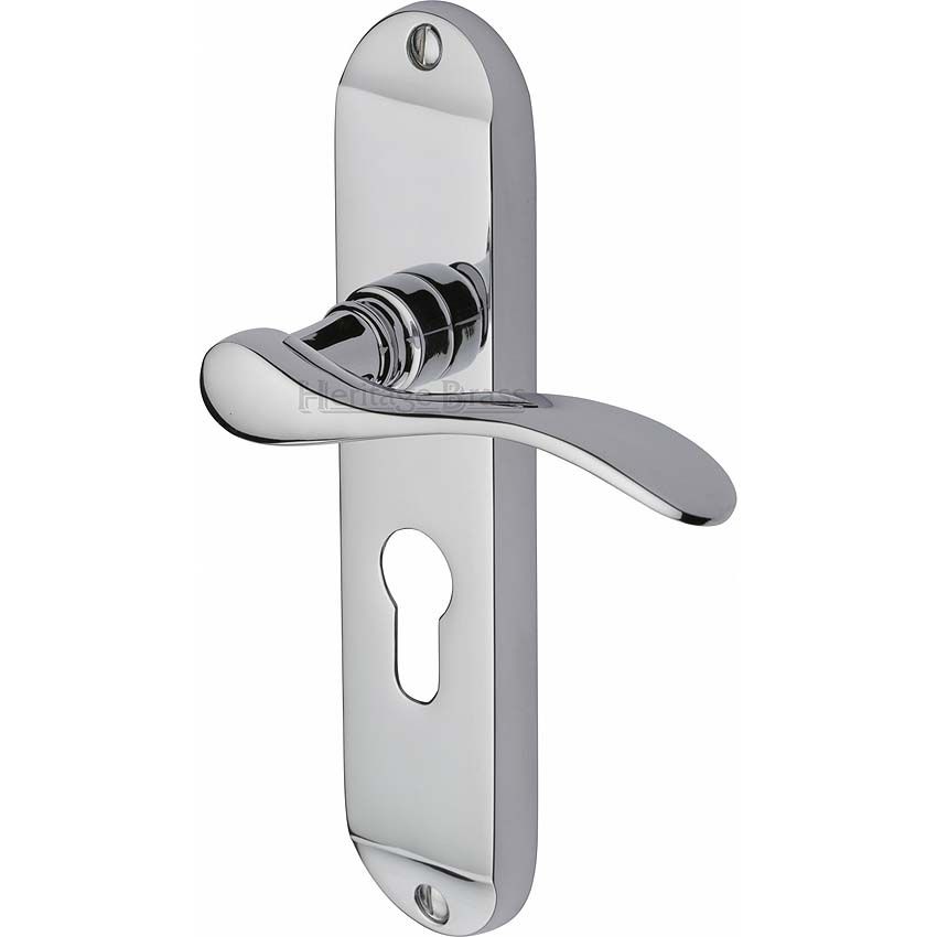 Picture of Maya Euro Cylinder Door Handle - MAY7648-PC