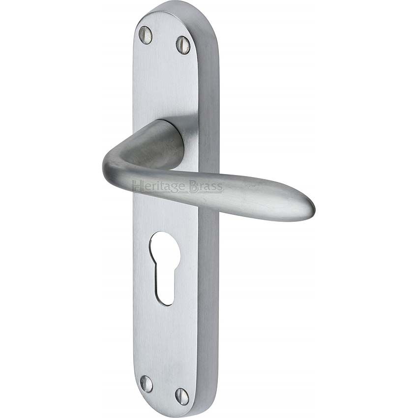 Picture of Sutton Euro Cylinder Door Handle - V6057-SC