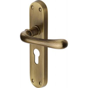Picture of Luna Euro Cylinder Door Handle - LUN5348-AT Picture of Luna Euro Cylinder Door Handle - LUN5348-AT