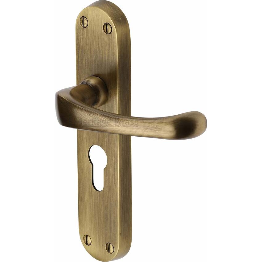 Picture of Gloucester Euro Cylinder Door Handle - V6066-AT