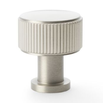 Picture of Lucia Reeded Cupboard Knob in Satin Nickel - AW807R-SN