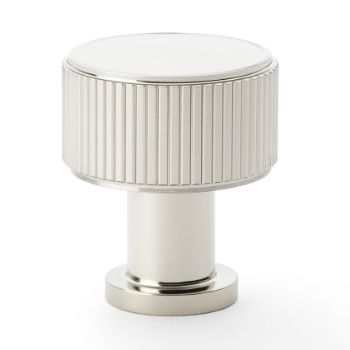 Picture of Lucia Reeded Cupboard Knob in Polished Nickel - AW807R-PN