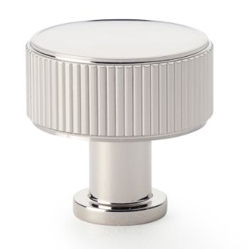 Picture of Lucia Reeded Cupboard Knob in Polished Nickel - AW807R-PN