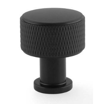 Picture of Lucia Knurled Cupboard Knob - AW807K-BL