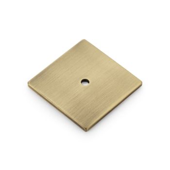 Square Backplate in Antique Brass - AW893-38-AB Picture of Square Backplate in Antique Brass - AW893-38-AB