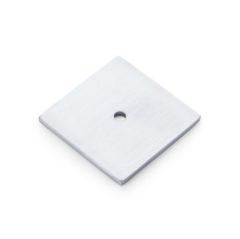 Square Backplate in Satin Chrome - AW893-38-SC Picture of Square Backplate in Satin Chrome - AW893-38-SC